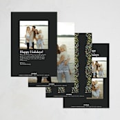 "Framosa" - Holiday Cards in Coal by Petra Kern - Back of Card Options