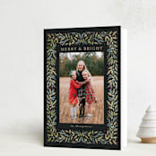 "Framosa" - Holiday Cards in Coal by Petra Kern - Folded Card