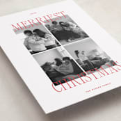 "Sparkling Cider" - Holiday Cards in Santa Suit by Blustery August - Detail