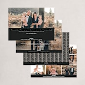 "Together" - Holiday Cards in Black Olive by Elky Ink - Back of Card Options