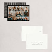 "Together" - Holiday Cards in Black Olive by Elky Ink - Assembled