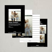 "We Moved" - Holiday Cards in Snow by Angela Garrick - Back of Card Options