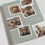 "Blessed Collage" - Holiday Cards in Fir by Olivia Williams - Detail