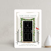 "From our home to yours" - Holiday Cards in Midnight by Susan Moyal - Front