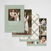 "Peaceful Angel" - Holiday Cards in Mint by Beth Schneider - Back of Card