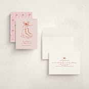 "Skatelle" - Holiday Cards in Rose by Jelena Vuletic - Assembled