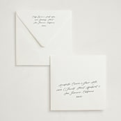 "Swiss Dot" - Letterpress Holiday Photo Mount Cards in Sky Blue by Blustery August - FREE Recipient Addressing