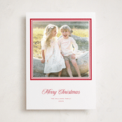 "Lauren" - Holiday Photo Mount Cards in Santa Suit by Blustery August - Front
