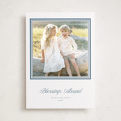 "Lauren" - Holiday Photo Mount Cards in Winterberry by Blustery August - Front