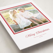 "Lauren" - Holiday Photo Mount Cards in Santa Suit by Blustery August - Premium Photo Paper Mounted on Card