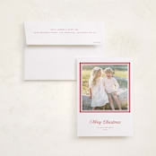 "Lauren" - Holiday Photo Mount Cards in Santa Suit by Blustery August - Card with Envelope