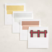 "Highland Holiday" - Holiday Photo Mount Cards in Classic by Olivia Kanaley Inman - Envelope Liner Options