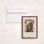 "Highland Holiday" - Holiday Photo Mount Cards in Classic by Olivia Kanaley Inman - Card with Envelope