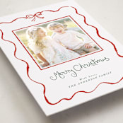 "quirky fun" - Holiday Photo Mount Cards in Candy Cane by Cass Loh - Premium Photo Paper Mounted on Card