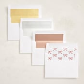 "quirky fun" - Holiday Photo Mount Cards in Candy Cane by Cass Loh - Envelope Liner Options