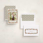"wreath wrap" - Holiday Photo Mount Cards in Candied Apple by Jen Owens - Assembled