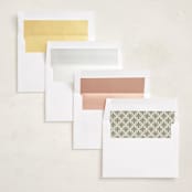 "wreath wrap" - Holiday Photo Mount Cards in Candied Apple by Jen Owens - Envelope Liner Options