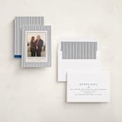 "The Prep" - Holiday Photo Mount Cards in Navy by Kristie Kern - Assembled