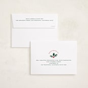 "Festive icons" - Holiday Photo Mount Cards in Leaf by Sarah Knight - FREE Recipient Addressing
