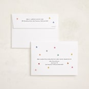 "Tiny Star Confetti" - Holiday Photo Mount Cards in Confetti by Kercia Jane - FREE Recipient Addressing