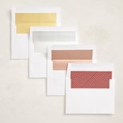 "On the Edge" - Holiday Photo Mount Cards in Cranberry by Michelle Taylor - Envelope Liner Options