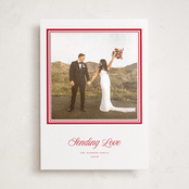 "Lauren" - Holiday Photo Mount Cards in Apple by Blustery August - Front