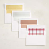 "Lauren" - Holiday Photo Mount Cards in Apple by Blustery August - Envelope Liner Options
