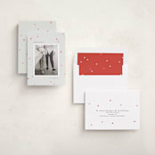 "Confetti" - Holiday Photo Mount Cards in Candy by Lori Wemple - Assembled