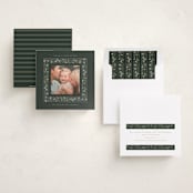 "Fairytale Border" - Holiday Photo Mount Cards in Pine by Erin L. Wilson - Assembled