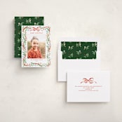"Bella" - Holiday Photo Mount Cards in Cardinal by Sarah Knight - Assembled
