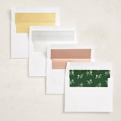 "Bella" - Holiday Photo Mount Cards in Cardinal by Sarah Knight - Envelope Liner Options