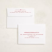 "Hand-drawn ribbon frame" - Holiday Photo Mount Cards in Stocking by Creo Study - FREE Recipient Addressing