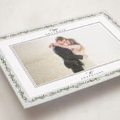 "Pine Vine" - Holiday Photo Mount Cards in Frost by Susan Moyal - Premium Photo Paper Mounted on Card