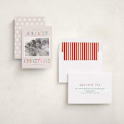 "Jolliest" - Holiday Photo Mount Cards in Gumdrop by Paper Raven Co. - Assembled