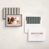 "Cozy Garland" - Holiday Photo Mount Cards in Wreath by Ashley Iwafuchi - Assembled