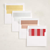 "Retro Block" - Holiday Photo Mount Cards in Cherry by Erin Hodges - Envelope Liner Options