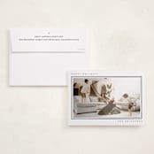 "Airy" - Holiday Photo Mount Cards in Snow Man by Adelyn T. - Card with Envelope