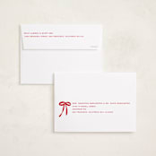 "Trendy classic" - Holiday Photo Mount Cards in Holly by Creo Study - FREE Recipient Addressing