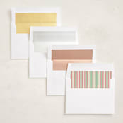 "Trendy classic" - Holiday Photo Mount Cards in Holly by Creo Study - Envelope Liner Options