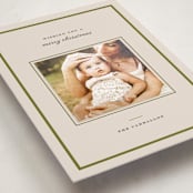 "Dorset" - Holiday Photo Mount Cards in Juniper by Amy Kross - Premium Photo Paper Mounted on Card
