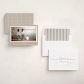 "Stamped" - Holiday Photo Mount Cards in Sand by Maja Cunningham - Assembled
