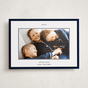 "Shortbread" - Holiday Photo Mount Cards in Navy by Blustery August - Front