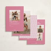"Sugarplum" - Holiday Photo Mount Cards in Sugar Plum by Alston Foster - Back of Card Options