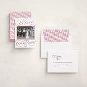 "Sugarplum" - Holiday Photo Mount Cards in Sugar Plum by Alston Foster - Assembled