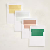 "Kelly" - Holiday Photo Mount Cards in Frost by Jenna Holcomb - Envelope Liner Options