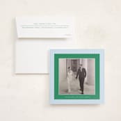 "Kelly" - Holiday Photo Mount Cards in Frost by Jenna Holcomb - Card with Envelope