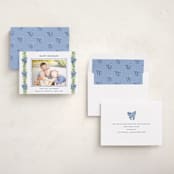 "Plaid bows" - Holiday Photo Mount Cards in Frosted by Sarah Knight - Assembled