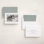 "Bedford" - Holiday Photo Mount Cards in Snow by Amy Kross - Assembled