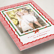 "Christmas maximalism" - Holiday Photo Mount Cards in Stocking by Creo Study - Premium Photo Paper Mounted on Card