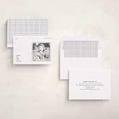 "Minimal Wishes" - Holiday Photo Mount Cards in Coal by Ashlee Townsend - Assembled